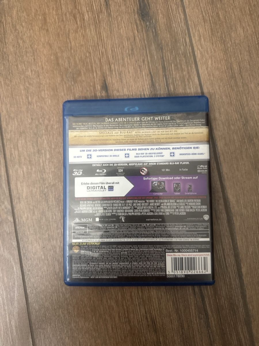 Alle DVDs: Der Hobbit Smaugs Einöde 3D Blu-ray – Neu (gemäss Beschreibung) aus Beinwil am See von noxno 1
