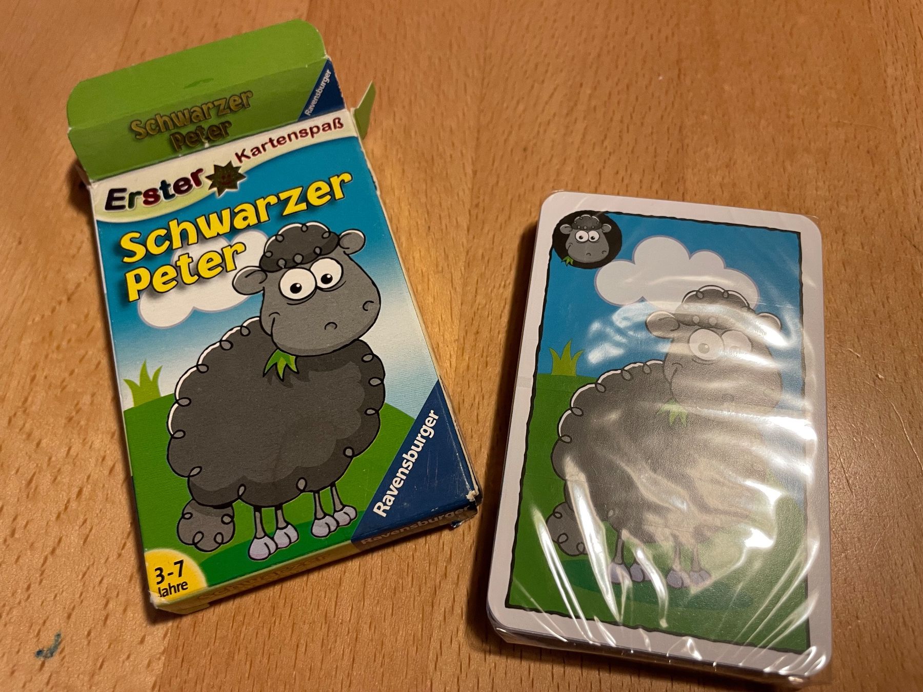 Ravensburger Jeux: 3 Karten/Würfelspiele, Uno Junior, schw.Peter, – D'occasion à Cham par 2eye 5