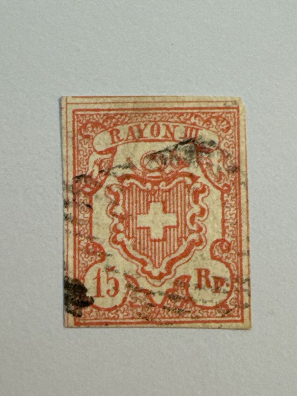 Alle Briefmarken: 1852, Rayon III, 20 Typ 3 – Gebraucht aus Küssnacht am Rigi von POSTOMASTER