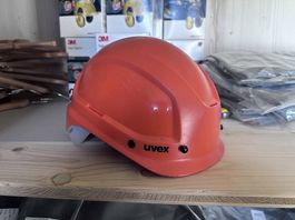 Uvex Schutzhelm Bauhelm orange Top Zustand! 👷‍♂️