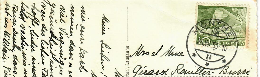 Cartoline postali: Monthey Avenue de la Gare – Usato da Hochdorf venduto da Ziegel-16 1