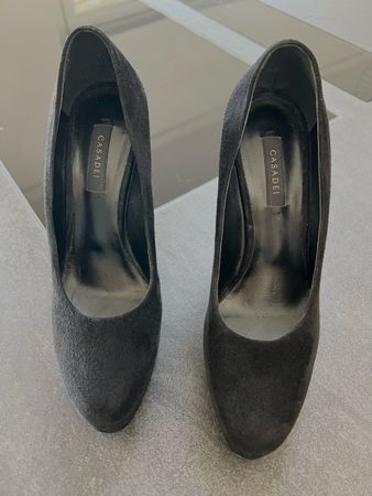 Escarpins CASADEI noirs taille 37 petit 