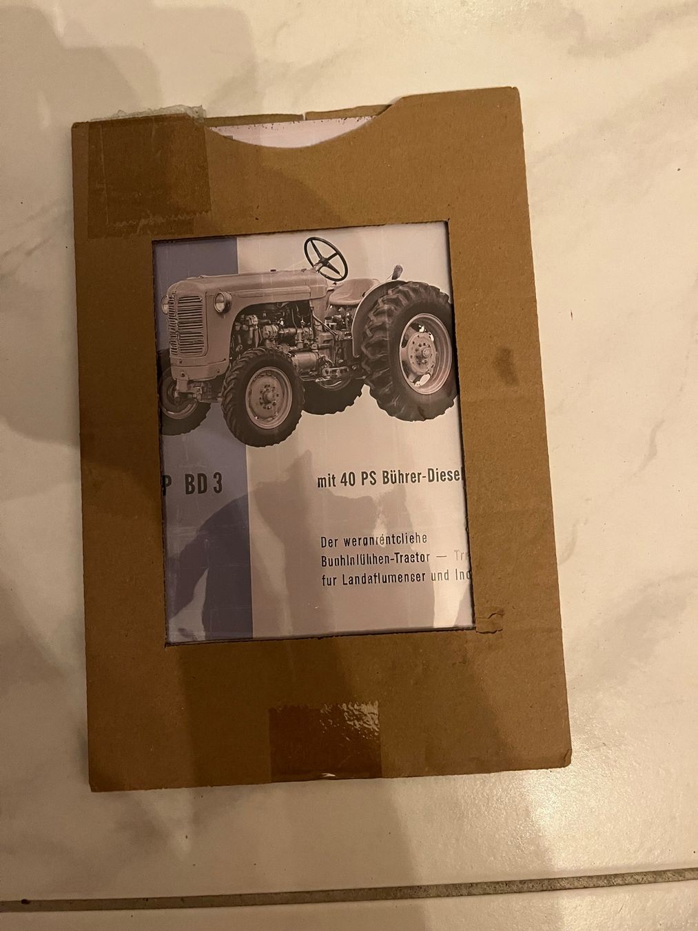 Traktoren: Bührer BD 3 Blechschild – Gebraucht aus Dällikon von CH-Schrauber 1