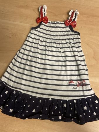 Chicco Sommerkleid Gr. 74/12M mit süssen Details, Top Zustan