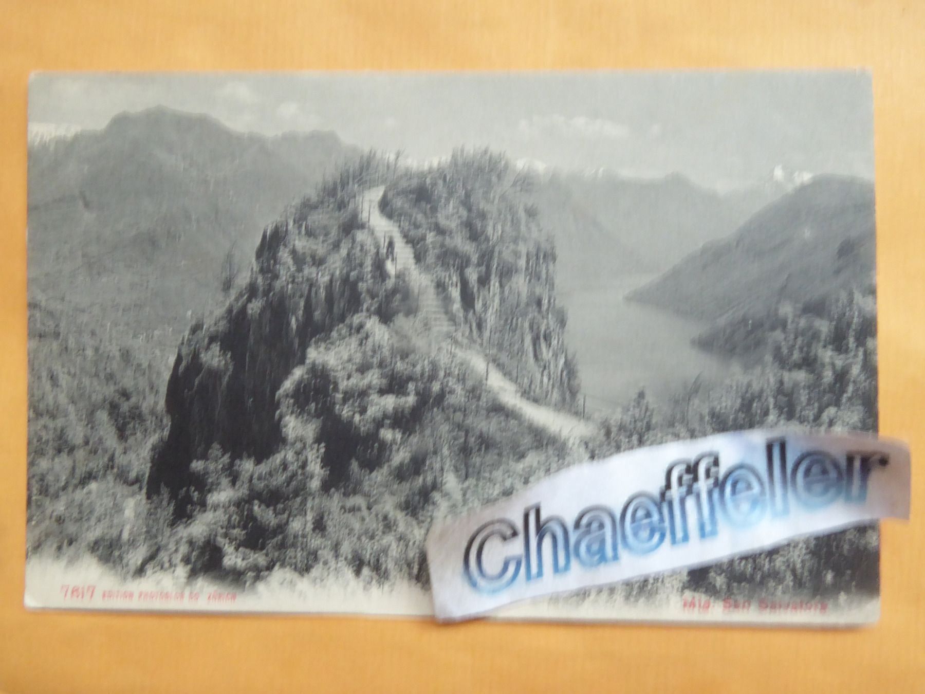 Cartes postales: 1907   Mte. San Salvatore – D'occasion à Zürich par Chaeffeler