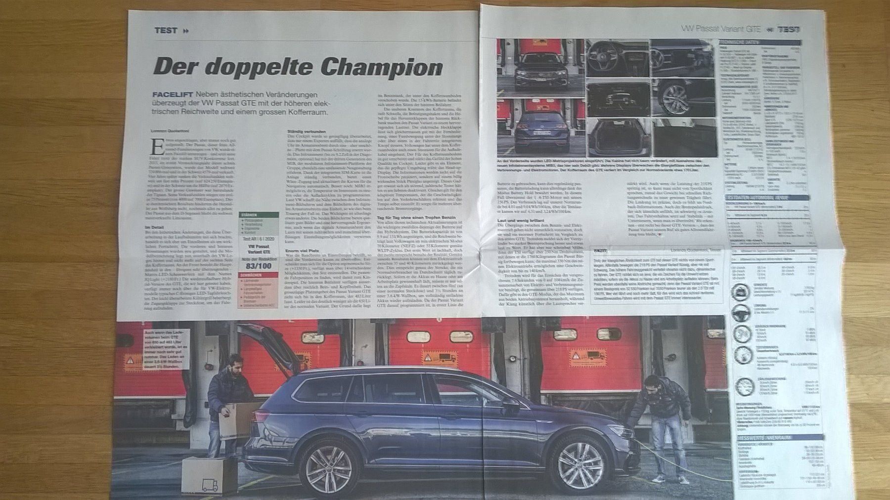 Automobili: Test VW Passat Variant GTE – Usato da Bern venduto da micky031