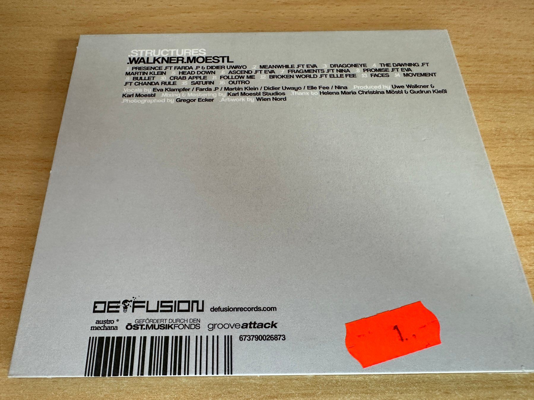 CD: .Walkner.Moestl – .Structures – Usato da Rikon im Tösstal venduto da Alpenmutz 1