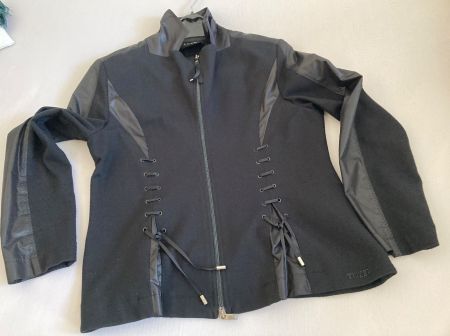 Tuzzi Damen Jacke/Blazer schwarz, Gr. 40 sportlich-elegant