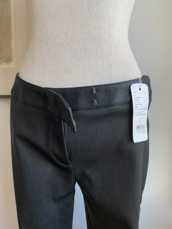 AKRIS: Exklusive Lederhose mit Kaufetikette, 36, NP 1990.00
