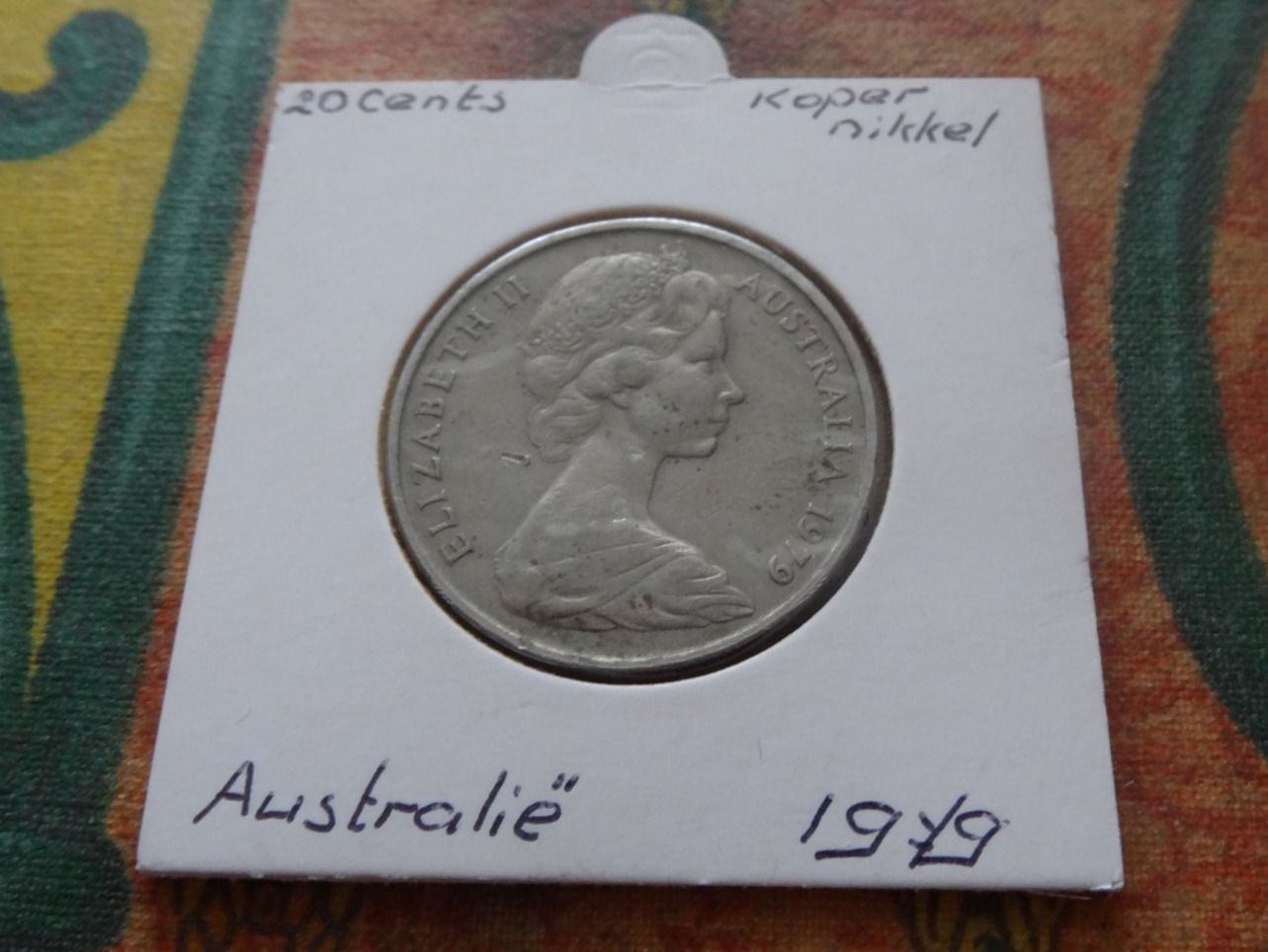 Tutti le monete: AUSTRALIA  20  Cents  1979 – Usato da Romanel-sur-Lausanne venduto da Swift13 1