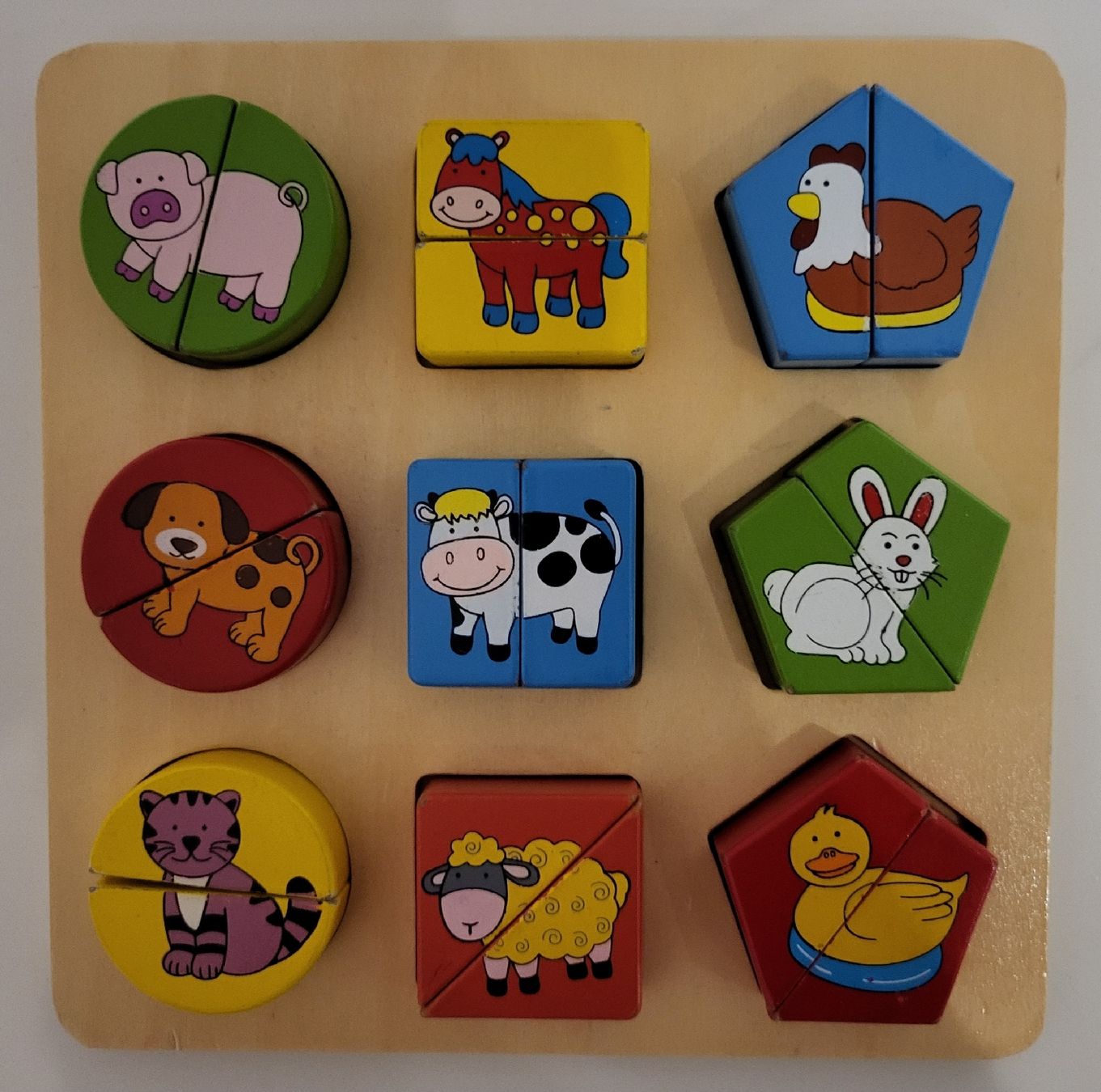 Puzzles: Holzpuzzle Bauernhoftiere – D'occasion à Tägerig par Voltdriver