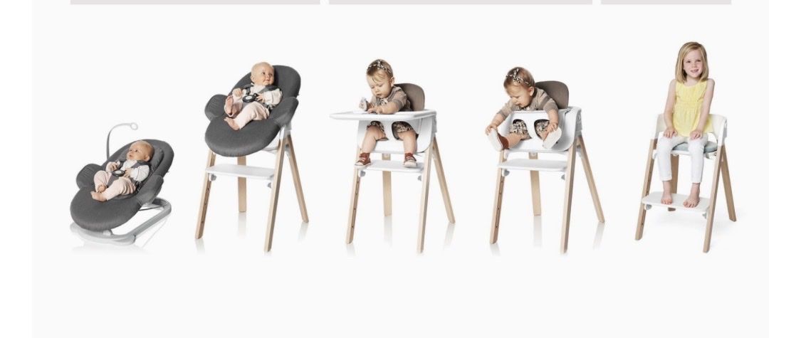 Stokke Seggioloni: Stokke Steps Kinderstuhl ab Baby bis Kindergartenalter – Usato da St. Gallen venduto da Msgoethe