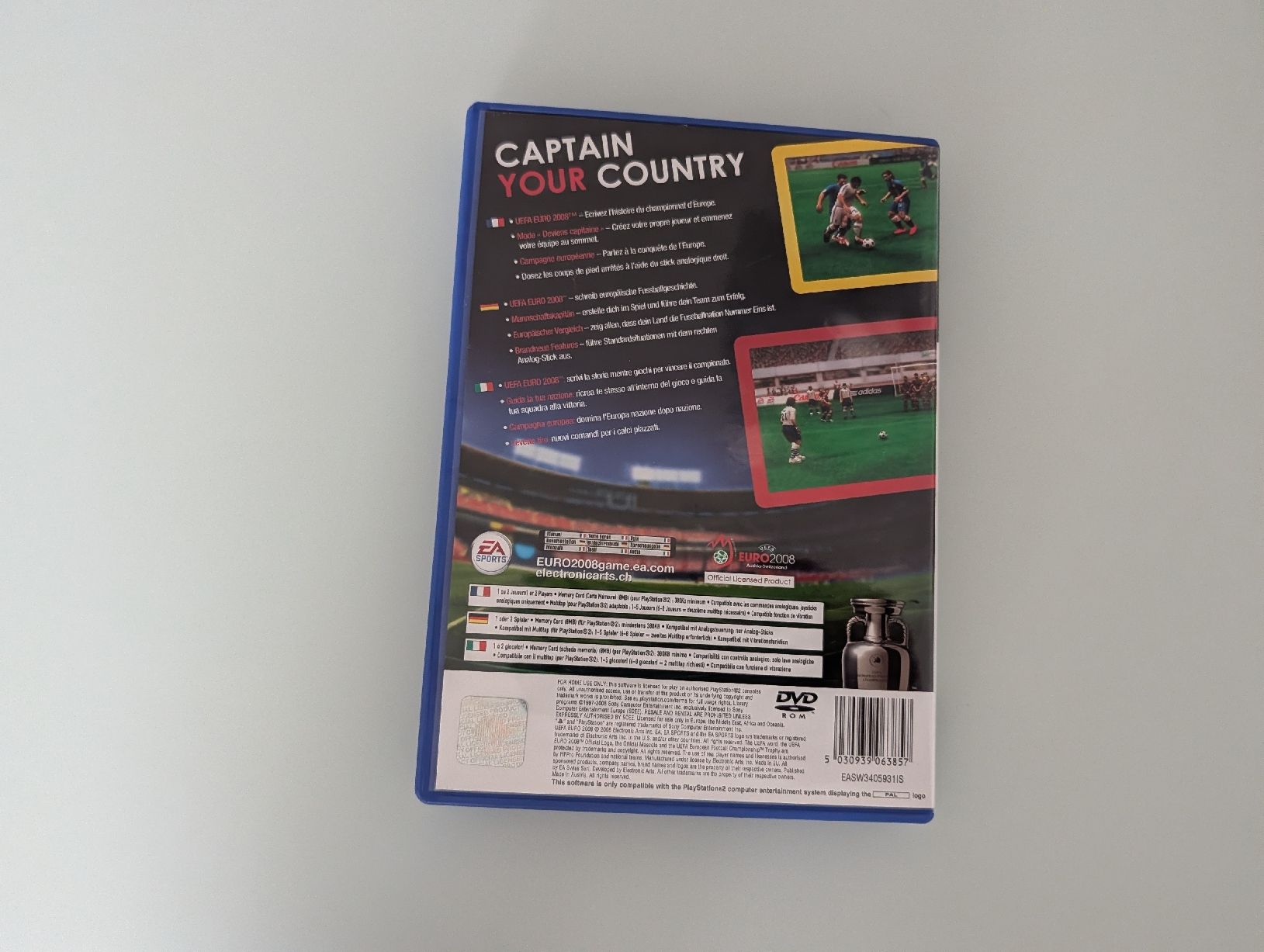 Sony Giochi: UEFA Euro 2008 (PS2) – Usato da Winterthur venduto da sax8400 2
