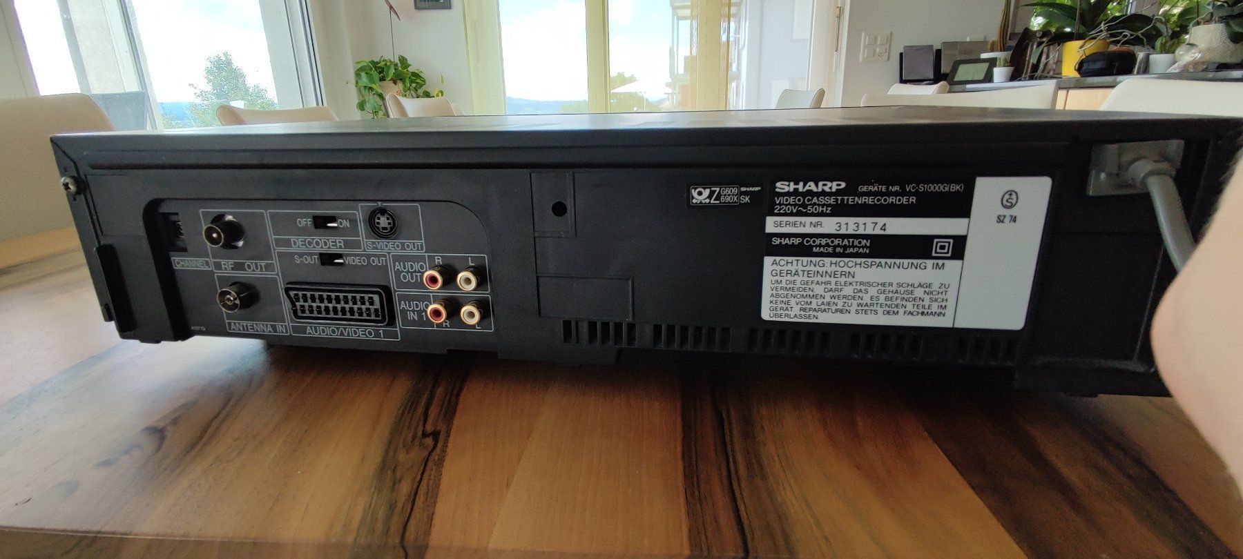 Sharp Aufnahmegeräte: Super VHS-Recorder VC-S1000 SHARP – Gebraucht aus Schongau von Retro_Shop 3