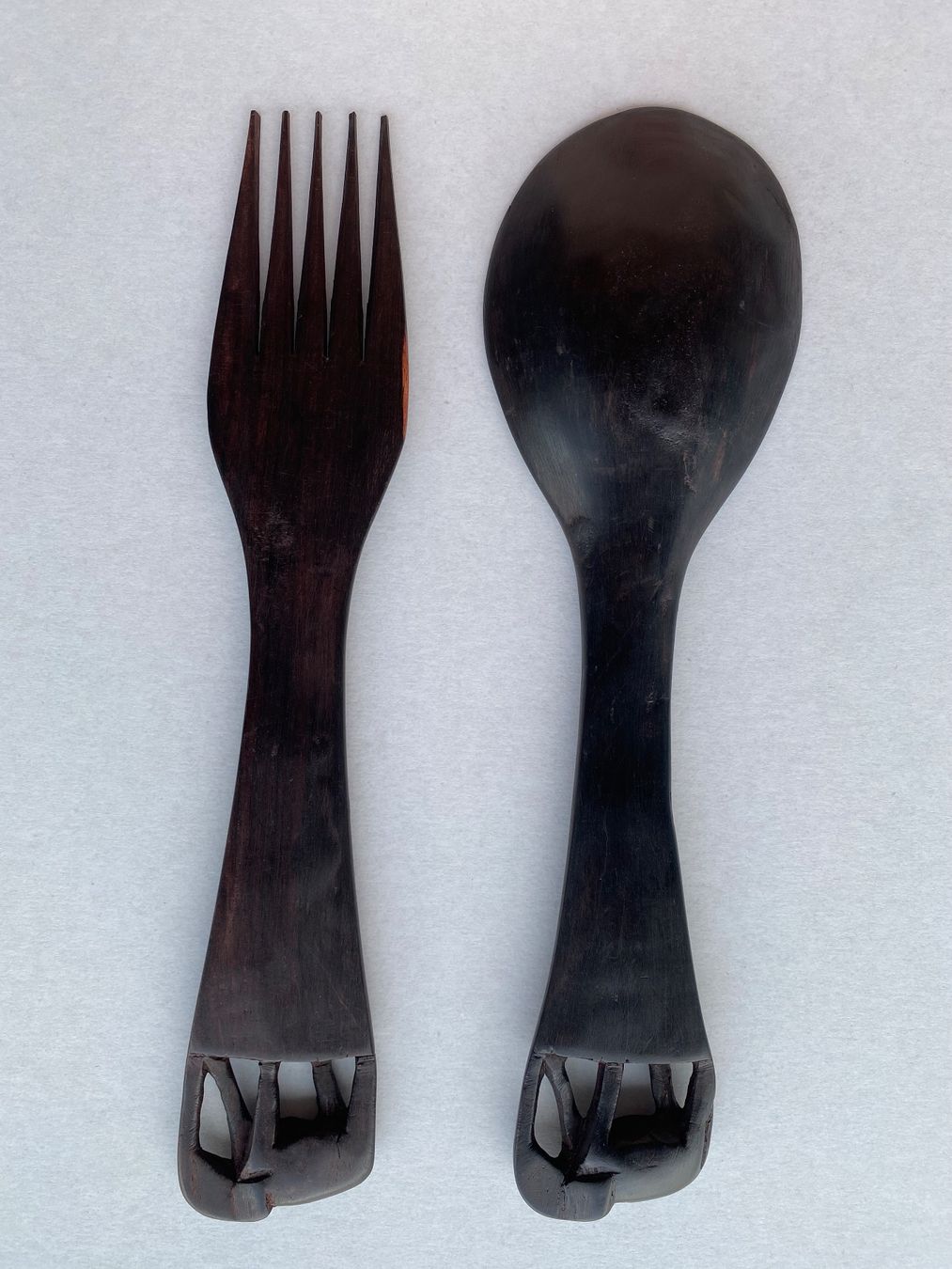 Bestecksets: Holz Salatbesteck mit Elefanten‑Design – Neu (gemäss Beschreibung) aus Basel von ane_82yg 1