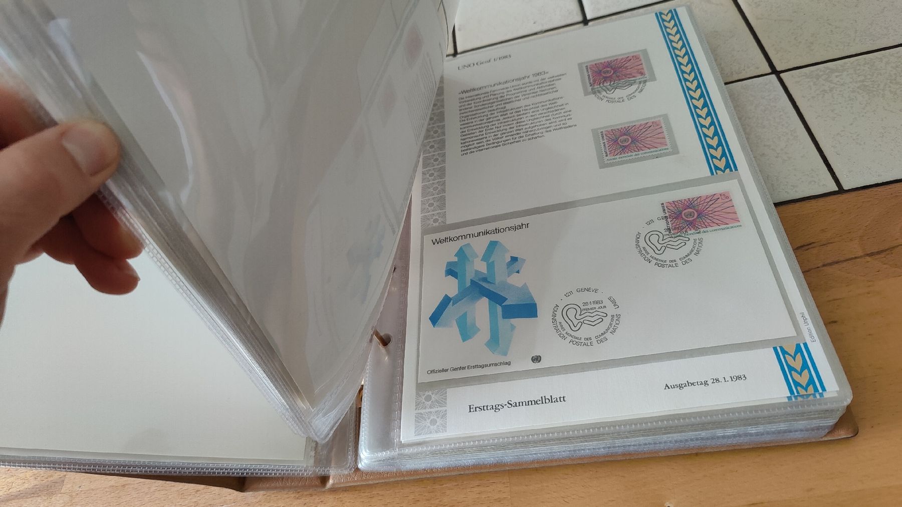 Album: Unicef UNO Flags Sammlung, Genf (L15) – Usato da Neuenhof venduto da bro_9zsg 2