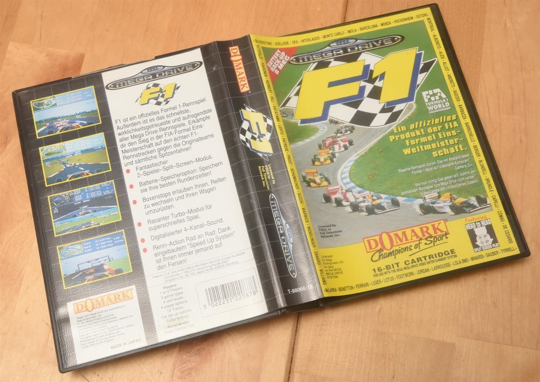 Giochi: F1 (CIB) Mega Drive – Usato da Frenkendorf venduto da gelbeZinnie