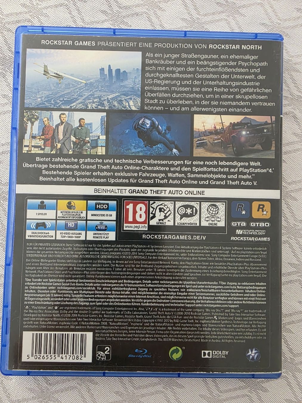 Sony Console:  Grand Theft Auto V PS4 – Usato da Wetzikon ZH venduto da sel_tdz8 1