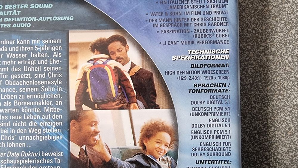 Blu Ray Das Streben nach Glück / Will Smith Kaufen auf Ricardo