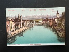 AK   1908  Zürich  Panorama Litho   (G990)