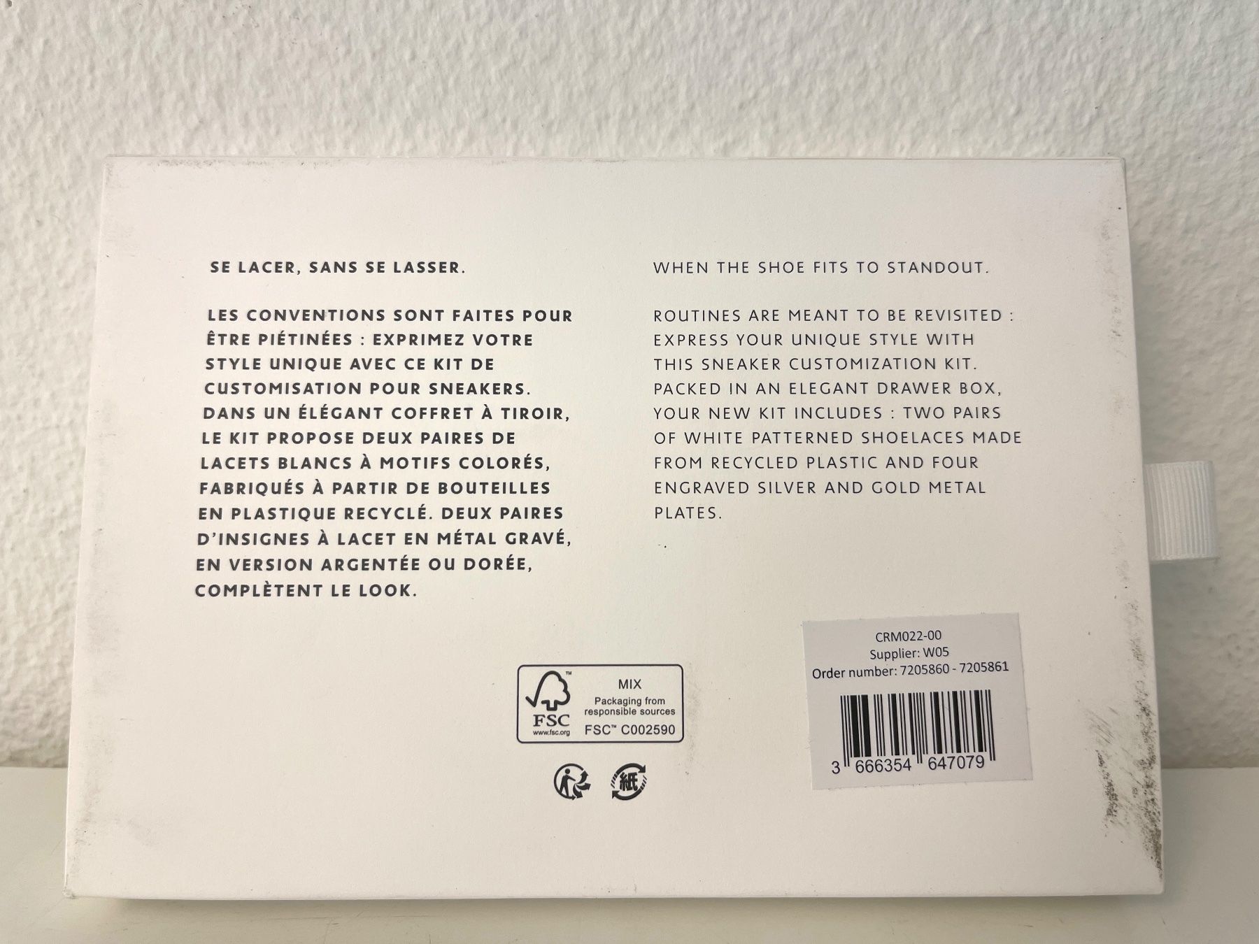 Sonstige Kleidung & Accessoires: LACOSTE Sneaker Customization Kit Schnürsenkel Lace Tags – Neu und originalverpackt aus Zürich von Arche_Brockenhaus 5