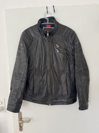 Lederjacke Angelo Litrico grosse M schwarz Herren 