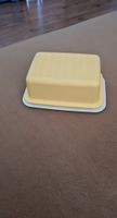 Tupper Butterdose aus Kunststoff, gelb/weiss 