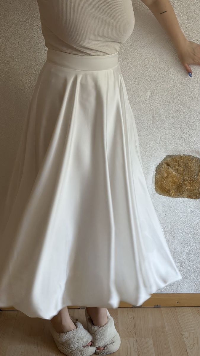 Gonne: Eleganter weißer Maxi-Rock – Nuovo (secondo la descrizione) da Pratteln venduto da plk_px2d 5