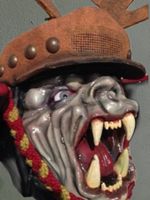 Fasnachts- Maske, Grind, Larve, inkl. Versand