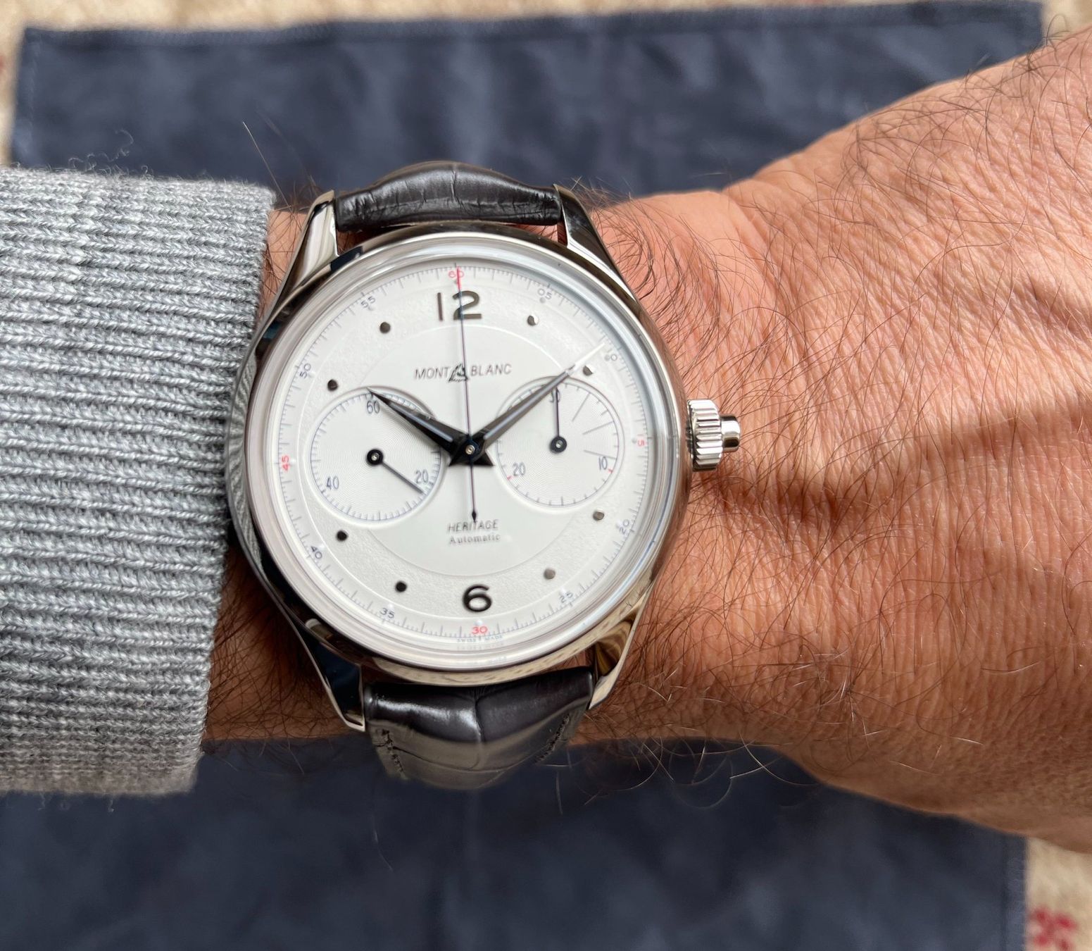 Montblanc Orologi: Mont-Blanc Heritage Chrono Monopoussoir – Nuovo (secondo la descrizione) da Gland venduto da L-Albatros 6