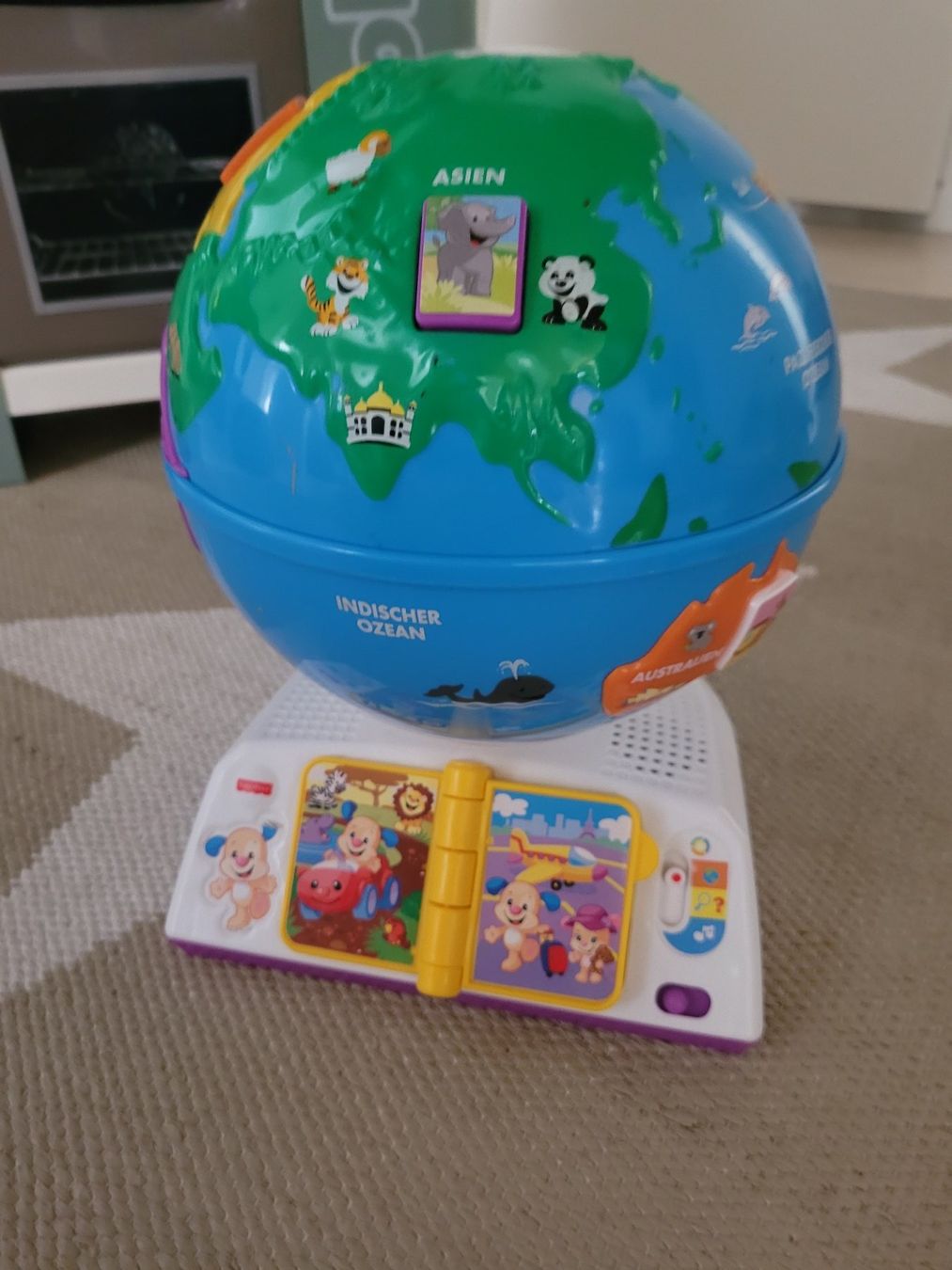 Fisher-Price Giocattoli: Weltkugel mit Sound – Usato da Inwil venduto da Flower2325
