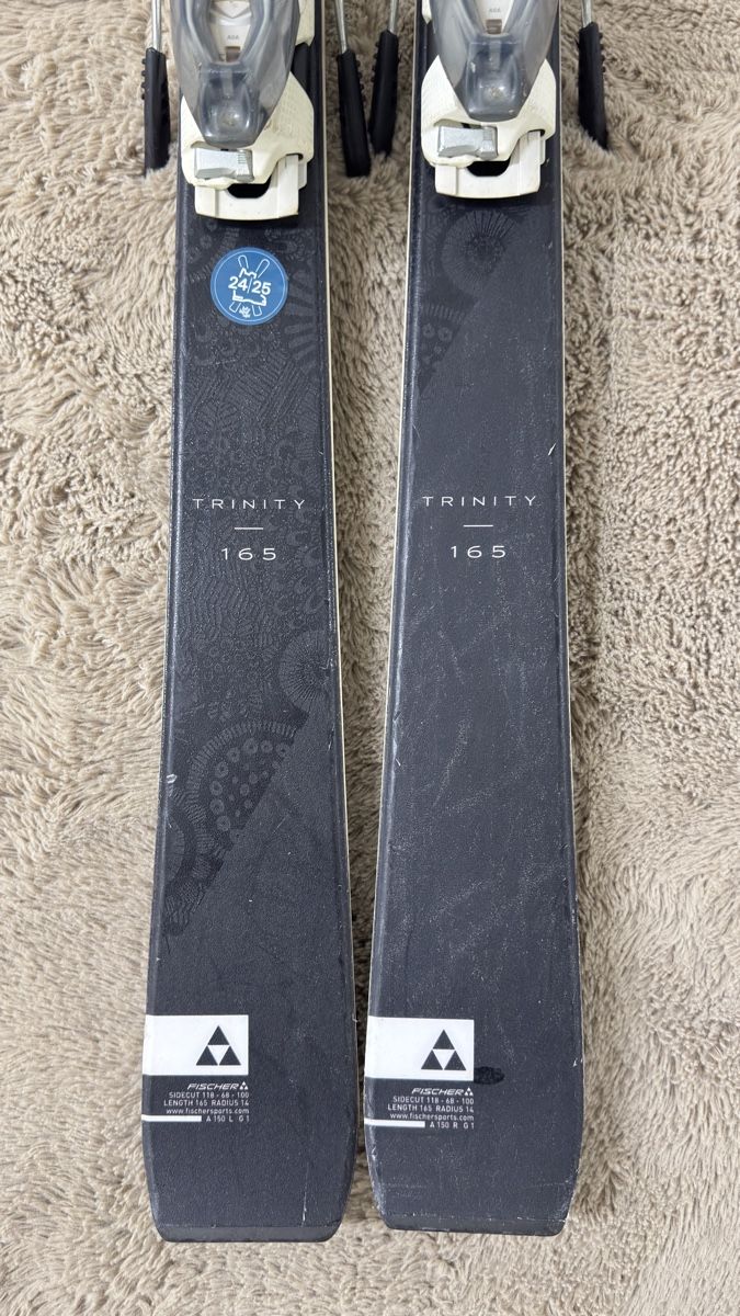 Fischer Sci: Fischer Trinity Ski mit Bindung schwarz 165 cm gebraucht – Usato da Dietlikon venduto da kickboxer_999 3