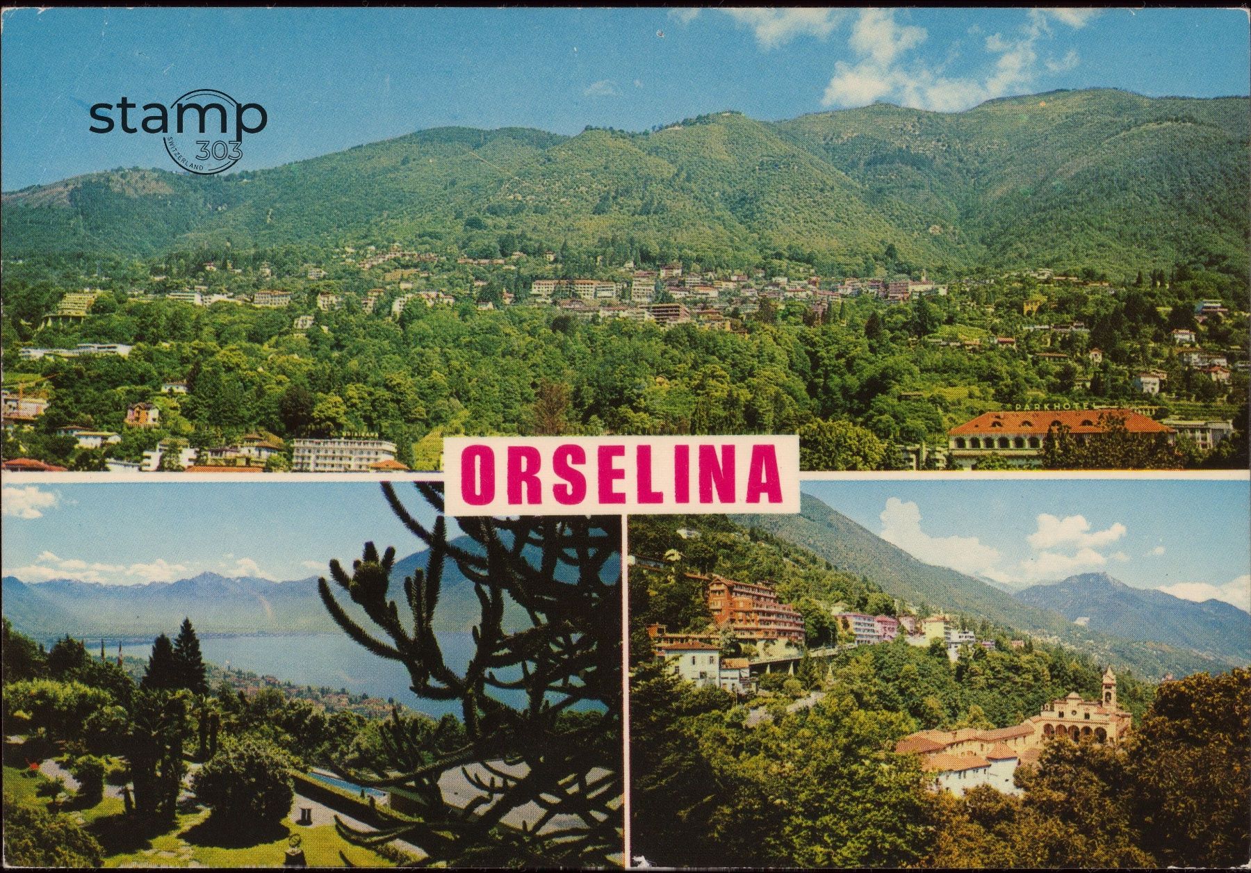 Cartoline postali: 1983 AK Orselina presso Locarno – Usato da Eggersriet venduto da stamp303