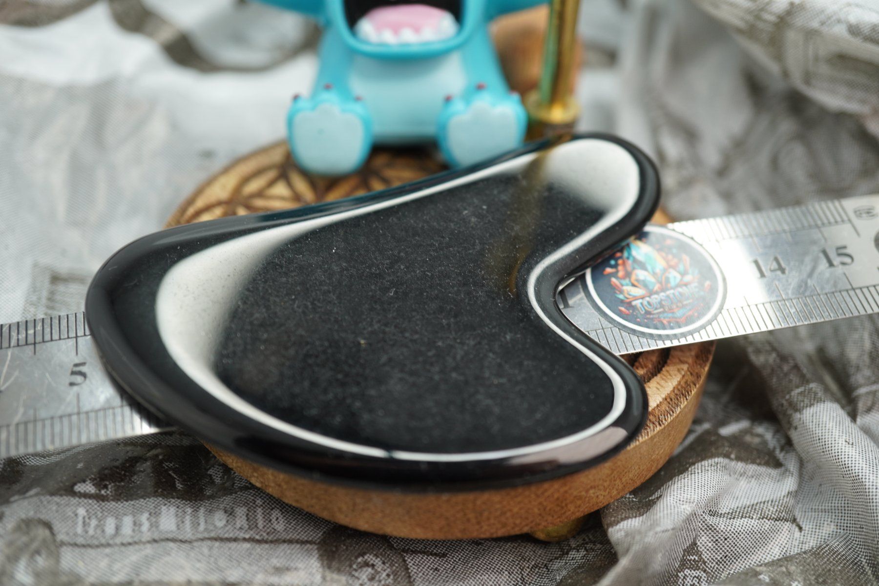 Minéraux & Lithothérapie: Gua Sha Massage-Stein Obsidian     ab 1.- – Neuf avec emballage d'origine à Eschenbach SG par topstone 7