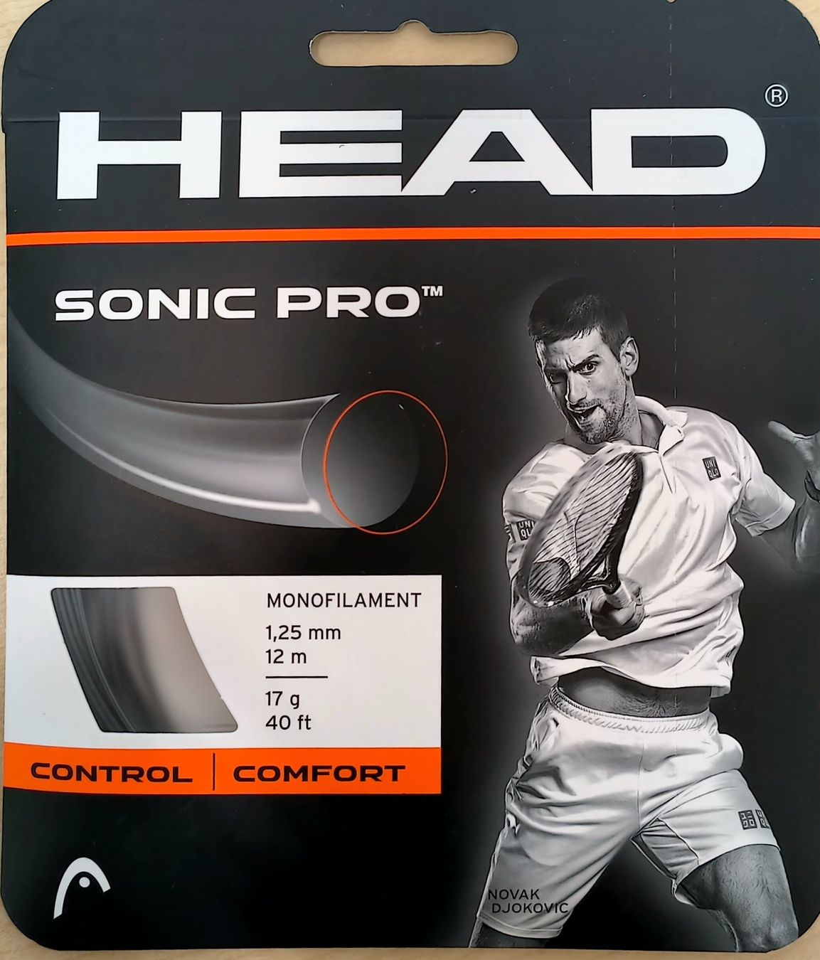 Head Schläger: Tennissaite Head Sonic Pro 1.25mm – Neu und originalverpackt aus Sins von Tennis-Service-Sins