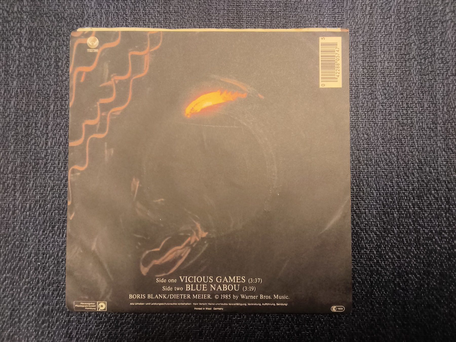 Dischi in vinile: VINYL Single: Yello - vicous games – Usato da Allschwil venduto da marketingprojects 2