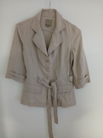 Linen Shirt Blouse POSITIVE Size M