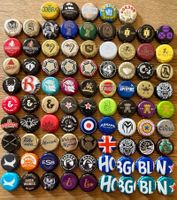 86 englische & schottische Bierdeckel aus England Kronkorken