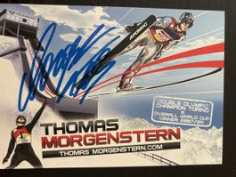 Signierte Autogrammkarte Thomas Morgenstern Ski Sprung