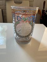 Windlicht  bedruckt Venedig Motiv Handbemalt