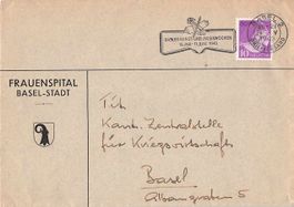 herrlicher Firmenbrief FRAUENSPITAL BASEL STADT 1943