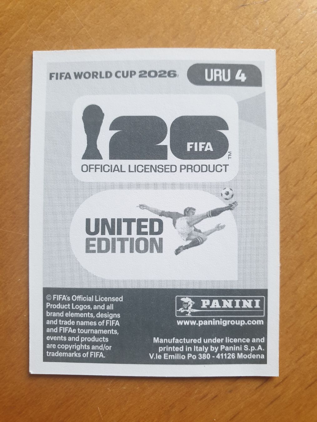 Panini Carte collezionabili: Panini WM 2026 URU 4 – Nuovo (secondo la descrizione) da Einsiedeln venduto da MGXX 1
