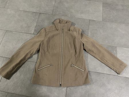 Charles Vögele Übergangsjacke Gr. 42 Beige
