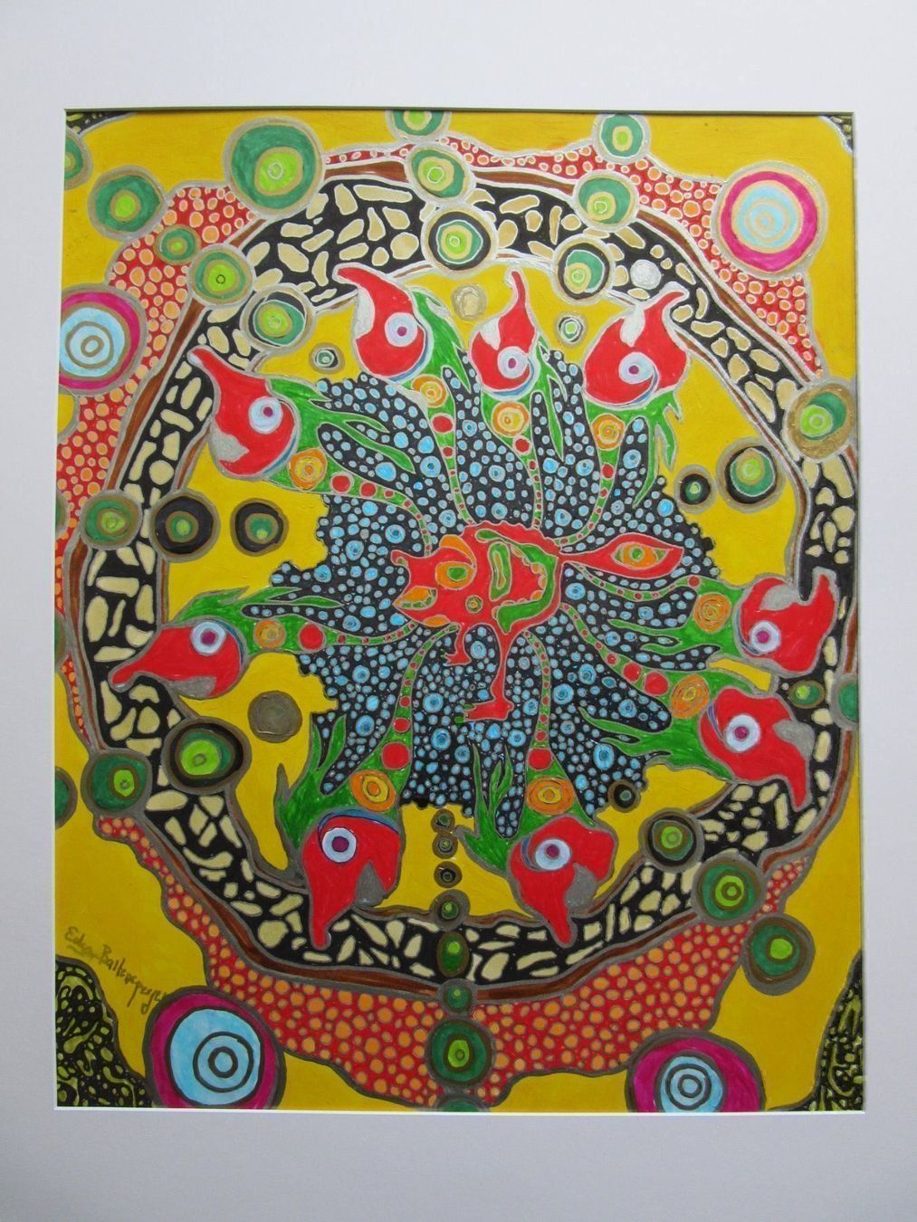 Posters & Illustrations: EDGAR BALTENSPERGER  ORIGINAL MISCHTECHNIK SIGNIERT – D'occasion à Gersau par grafik-kunst 1