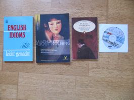 3 x Englisch Lektüre Lesestoff Idioms + 1 AudioCD