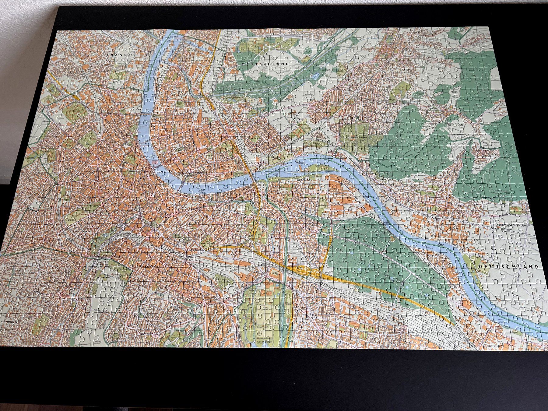 Puzzle: Stadtplan von Basel – Usato da Mettmenstetten venduto da Strizzi05