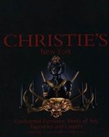 Christies Continental Furniture Art Tapestries Carpets 2001
