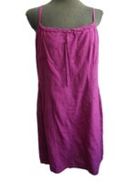 ca.Gr. 42 44 lila Sommerkleid Leinen Visko s.Masse