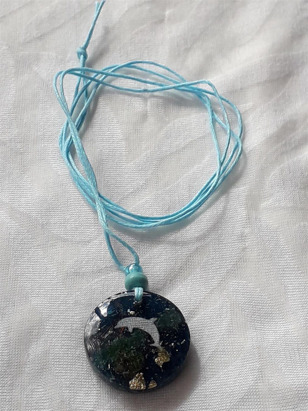 Mineralien & Heilsteine: ORGONIT Anhänger TÜRKIS * Small – Neu und originalverpackt aus Aeschi b. Spiez von KRONLICHT 2