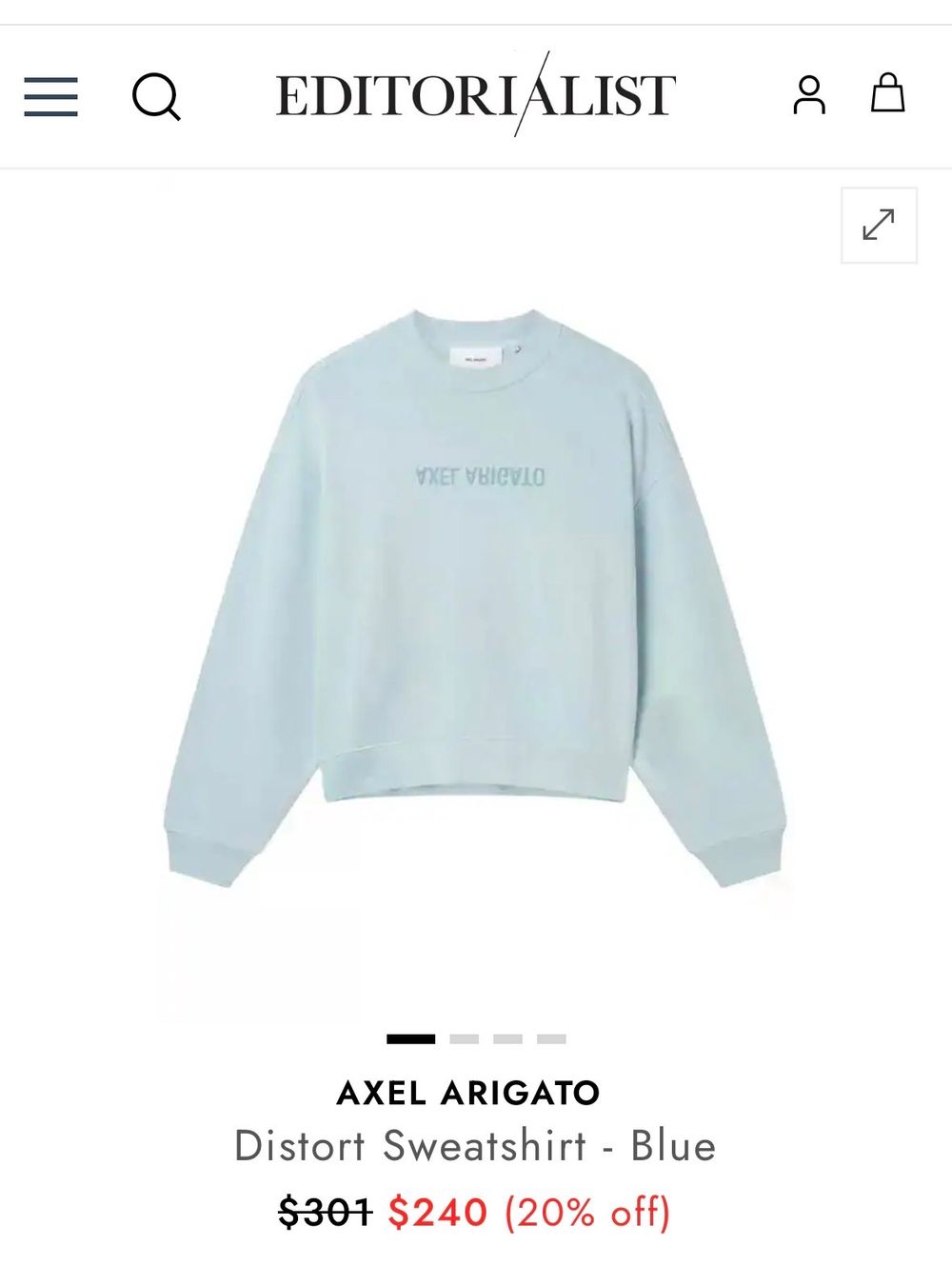 Axel Arigato Pulls & Sweat-shirts: AXEL ARIGATO Sweatshirt, hellblau, Gr. M – D'occasion à Zürich par Guni_Closet 2